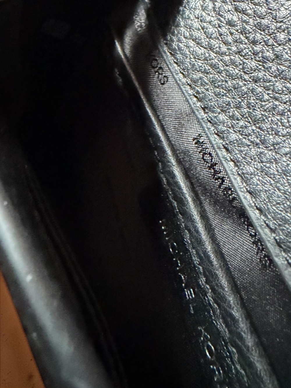 Michael Kors Mott Black Pebbled Leather Saddle Crossbody - Picture 3 of 14